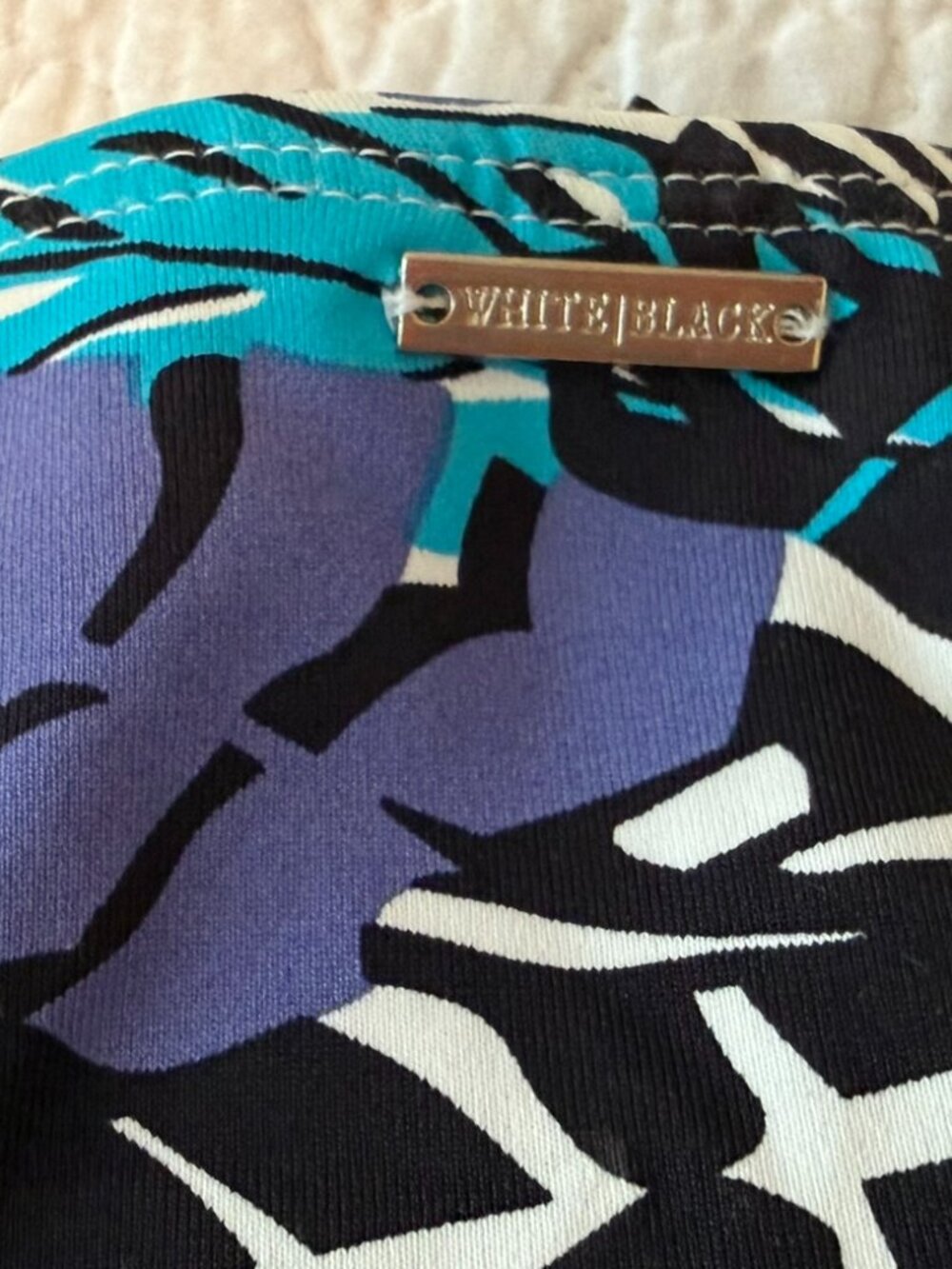 White House Black Market Tropical Print Bikini Set – Size M /Convertible Bandeau - Picture 6 of 13